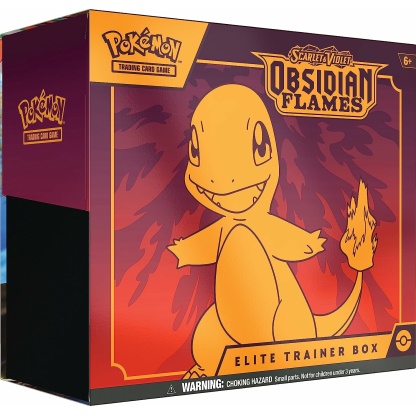 Pokemon: SV03 Scarlet & Violet Obsidian Flames Elite Trainer Box - Image 2