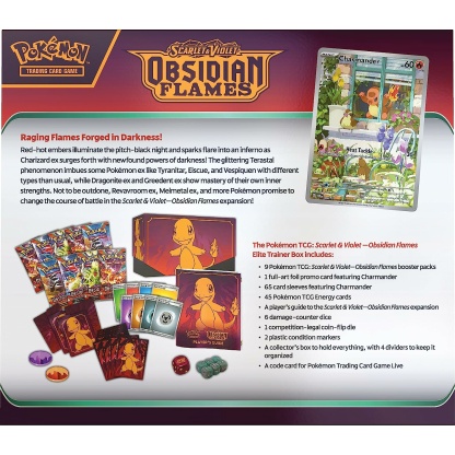 Pokemon: SV03 Scarlet & Violet Obsidian Flames Elite Trainer Box - Image 5