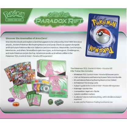 Pokemon: SV04 Scarlet & Violet Paradox Rift Elite Trainer Box - Image 7