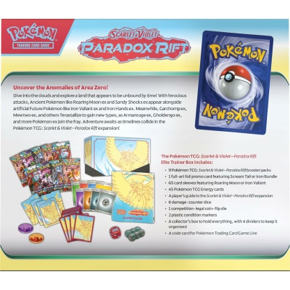 Pokemon: SV04 Scarlet & Violet Paradox Rift Elite Trainer Box - Image 4