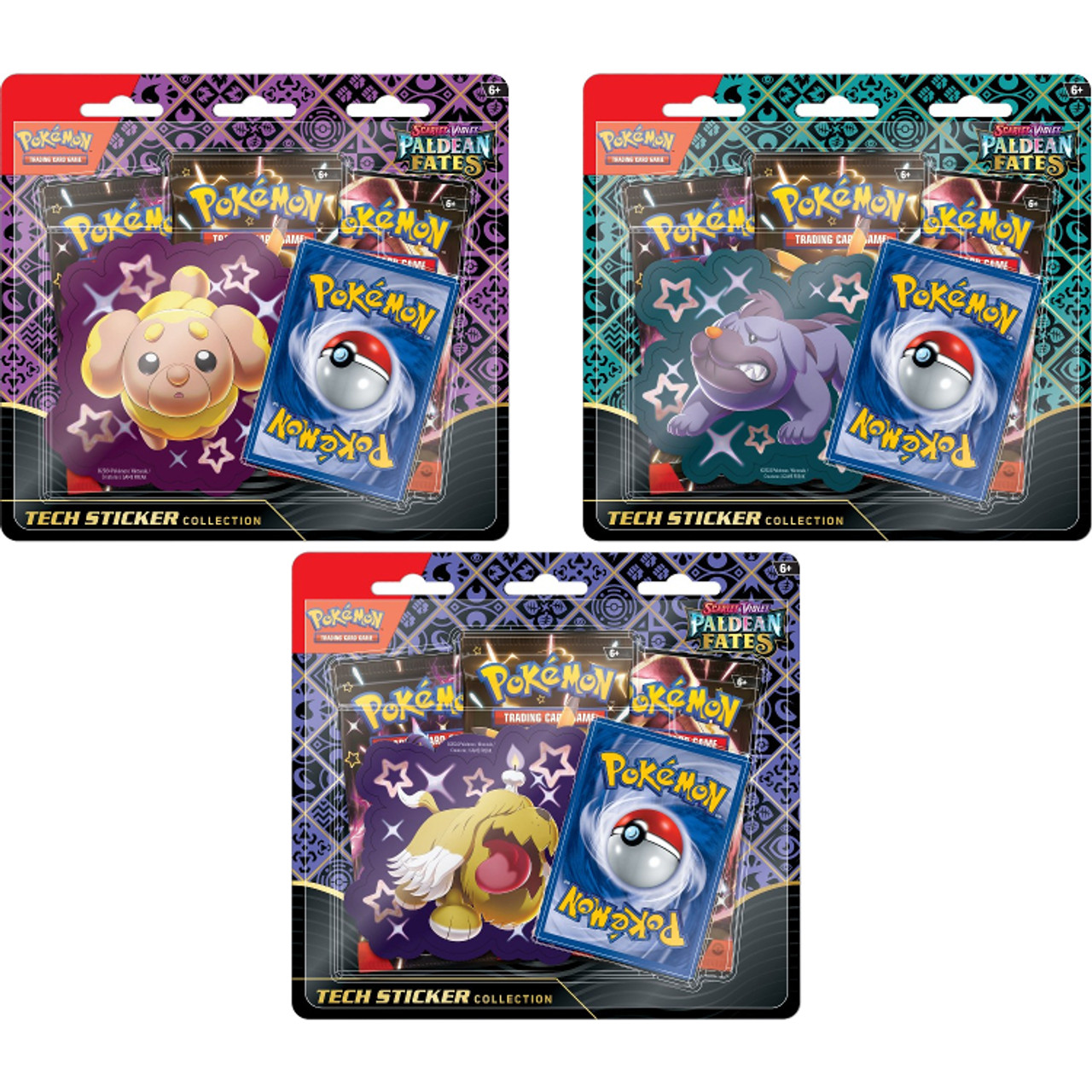 Pokemon: SV4.5 Paldean Fates Tech Sticker Collection