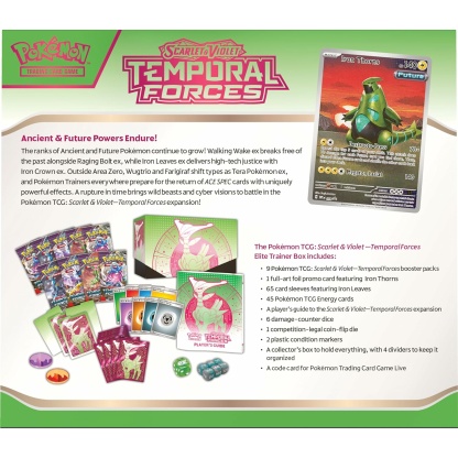 Pokemon: SV05 Scarlet and Violet Temporal Forces Elite Trainer Box - Image 5