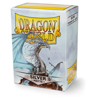 Dragon Shield: Matte - Standard - Silver (100 ct.)