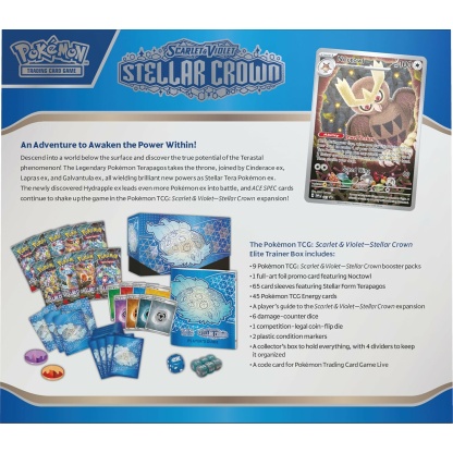 Pokemon: SV07 Scarlet & Violet Stellar Crown Elite Trainer Box - Image 5