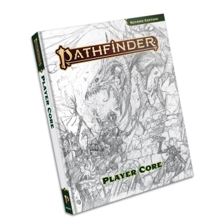 Pathfinder 2E: Player Core - Sketch Cover