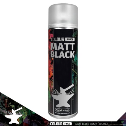 Colour Forge: Spray Matt Black (500ml)
