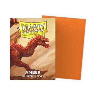 Dragon Shield: Dual Matte - Standard - Amber (100ct.)