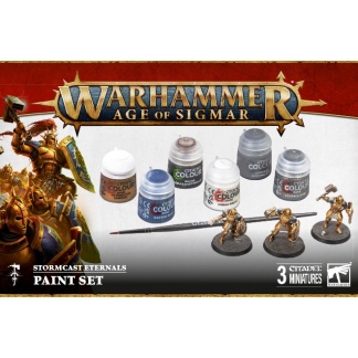 Age of Sigmar: Stormcast Eternals Paint Set Eng/Spa/Port/Latv/Rm
