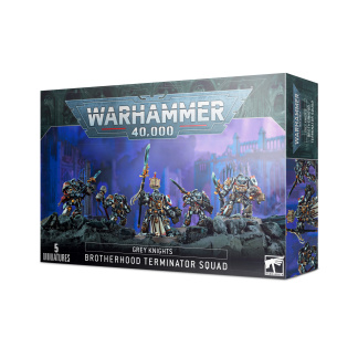 Warhammer 40K: Grey Knights Brotherhood Terminator Squad