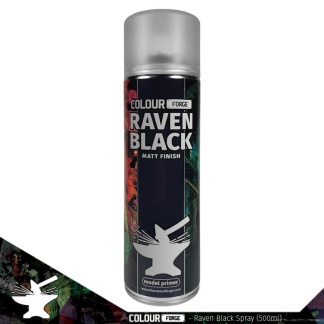 Colour Forge: Spray Raven Black (500ml)