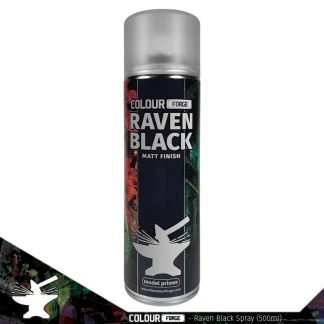 Colour Forge: Spray Raven Black (500ml)