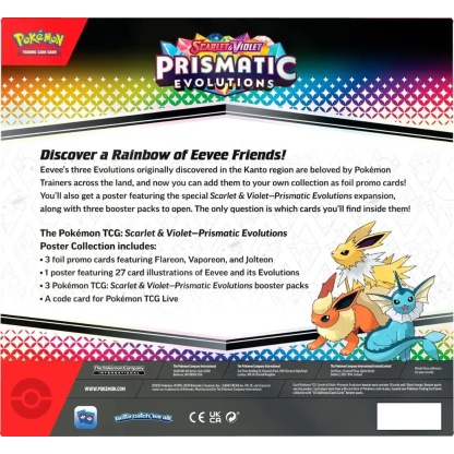 Pokemon: Scarlet & Violet 8.5 Prismatic Evolutions Poster Collection - Image 2