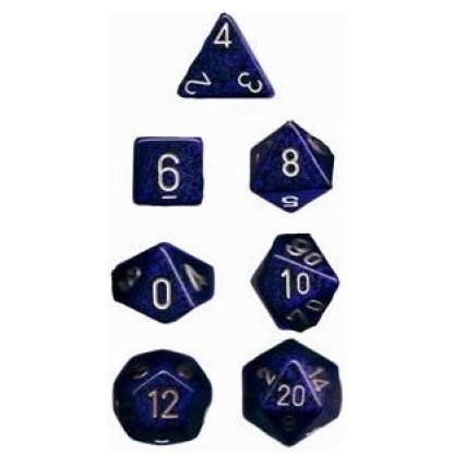 Chessex: Speckled - Polyhedral Golden Cobalt 7-Die Set
