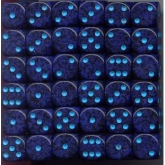 Chessex: Speckled - 16Mm D6 Cobalt Dice Block (12 Dice)