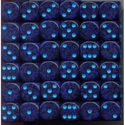 Chessex: Speckled - 16Mm D6 Cobalt Dice Block (12 Dice)