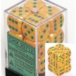 Chessex: Speckled - 16Mm D6 Lotus Dice Block (12 Dice)
