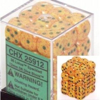 Chessex: Speckled - 12mm d6 Lotus Dice Block (36 Dice)
