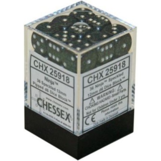Chessex: Speckled - 12mm d6 Ninja Dice Block (36 Dice)