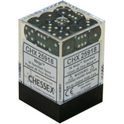 Chessex: Speckled - 12mm d6 Ninja Dice Block (36 Dice)