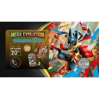 Pokemon: Mega Evolution Prerelease - Sealed (09/20/25)