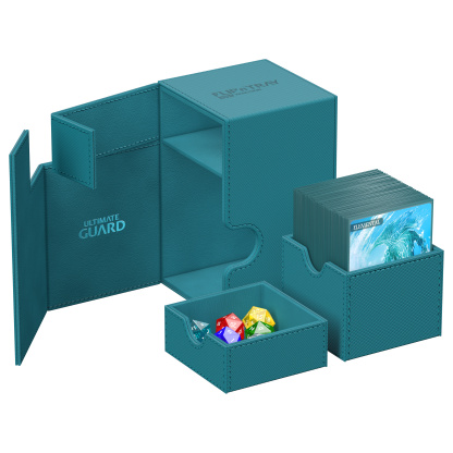 Ultimate Guard: Flip N' Tray 100+ Monocolor - Petrol