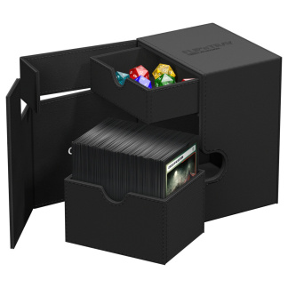 Ultimate Guard: Flip N' Tray 133+ Monocolor - Black