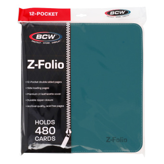 BCW: Z-FOLIO 12-POCKET - LX - TEAL