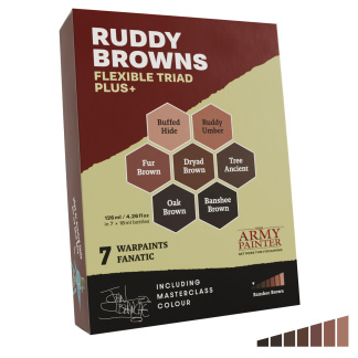The Army Painter: John Blanche Masterclass Flexible Triad PLUS+ - Ruddy Browns