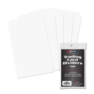 BCW: Trading Card Dividers (Tall)