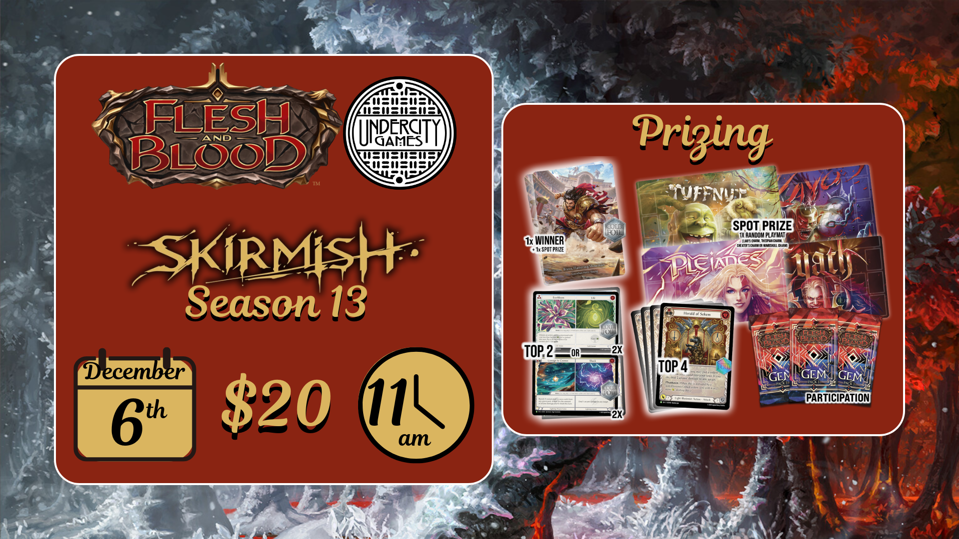 Flesh and Blood: Skirmish Season 13 (12/06/2025)