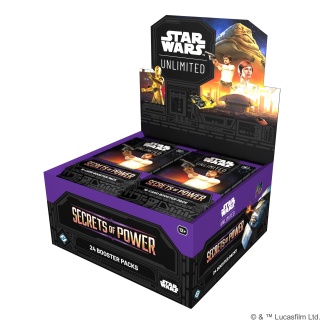 Star Wars Unlimited: Secrets of Power Booster Display