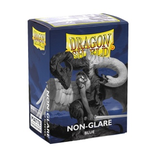 Dragon Shield: Matte  - Standard - Non-Glare Blue (100 ct.)