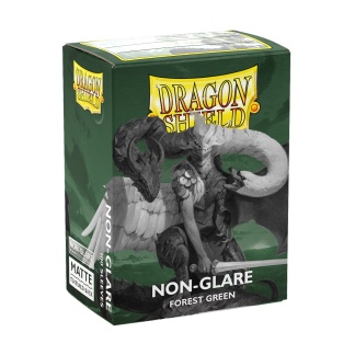 Dragon Shield: Matte  - Standard - Non-Glare Forest Green (100 ct.)