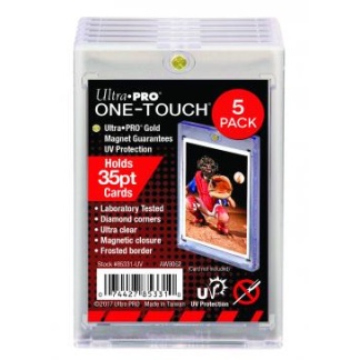 Ultra PRO: 35pt One-Touch UV Magnetic Holders (5 Count)
