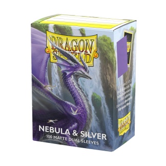 Dragon Shield: Dual Matte - Standard - Nebula / Silver (100ct)