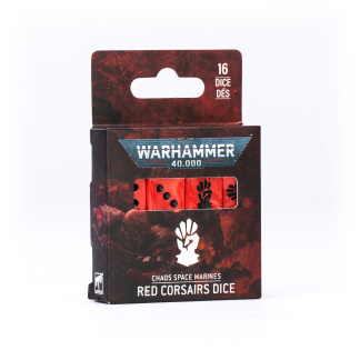 Warhammer 40K: Chaos Space Marines Red Corsairs Dice