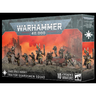 Warhammer 40K: Chaos Space Marines Traitor Guardsmen Squad
