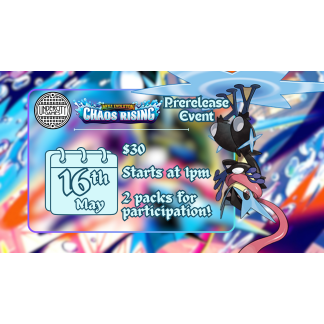 Pokemon: Chaos Rising Prerelease - Sealed (05/16/2026)